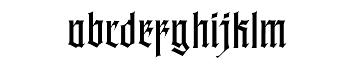 Achitius Font LOWERCASE