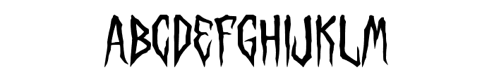 AcholicRegular Font LOWERCASE