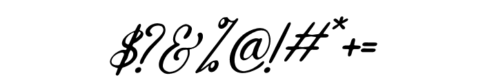 Aciem Guanteng Italic Font OTHER CHARS