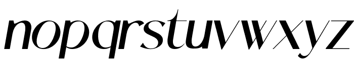 Acoustic-Italic Font LOWERCASE