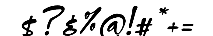 Acrhitech Italic Font OTHER CHARS