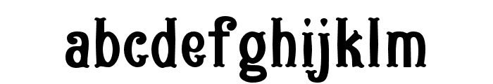Acrobats-Regular Font LOWERCASE