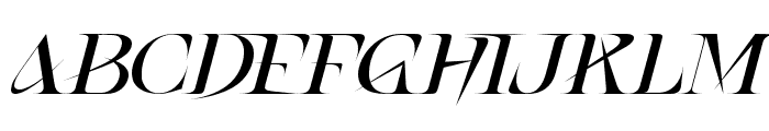 Across Corner Bold Italic Font UPPERCASE