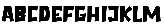 Action Comic Font UPPERCASE