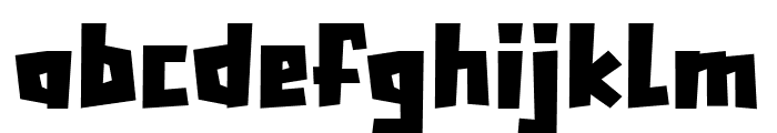 Action Comic Font LOWERCASE