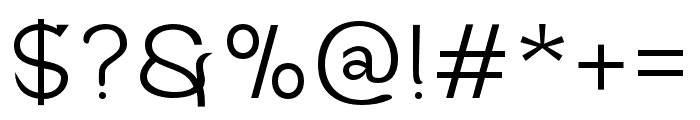 Adahi-ExtraLight Font OTHER CHARS