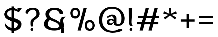 Adahi-Regular Font OTHER CHARS