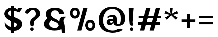 Adahi-SemiBold Font OTHER CHARS