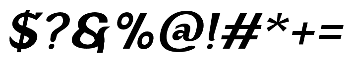 Adahi-SemiBoldSlanted Font OTHER CHARS