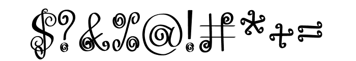 Adara-Regular Font OTHER CHARS