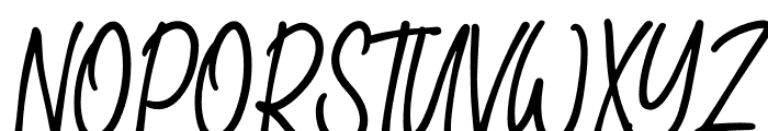 Addison Brother Font UPPERCASE