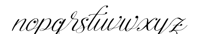 Adeglian Italic Font LOWERCASE