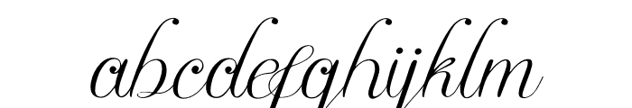 Adeglian Font LOWERCASE