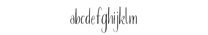Adekins Regular Font LOWERCASE