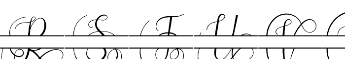 Adelaide Monogram Font LOWERCASE
