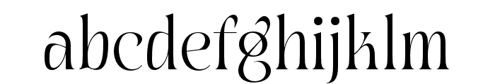 AdeliaMorgan-Regular Font LOWERCASE