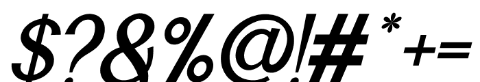 Adelley Chartys Italic Font OTHER CHARS