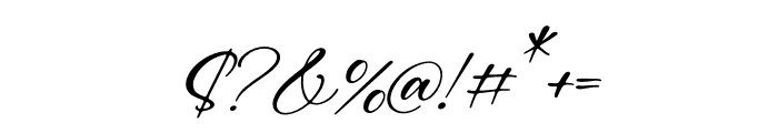 Adelyna Italic Font OTHER CHARS