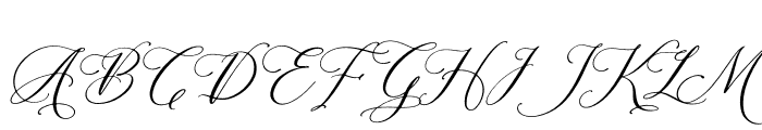 Adelyna Italic Font UPPERCASE