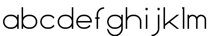 Aderra Font LOWERCASE