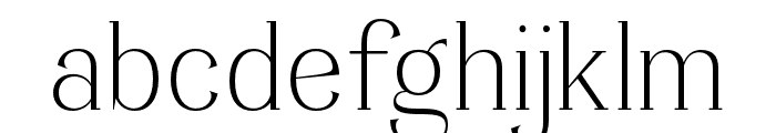 Adhesian Extra Light Font LOWERCASE