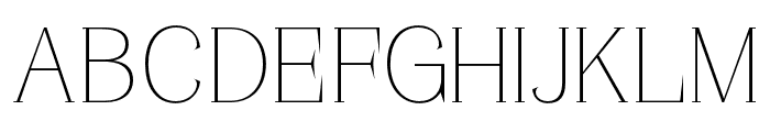 Adhesian Thin Font UPPERCASE