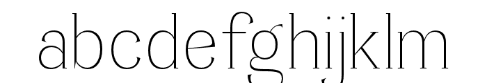 Adhesian Thin Font LOWERCASE