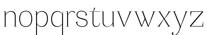 Adhesian Thin Font LOWERCASE