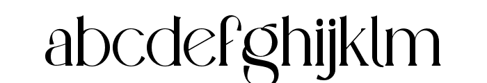 Adhiguno Regular Font LOWERCASE