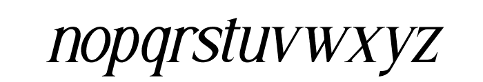 Adigul Italic Font LOWERCASE