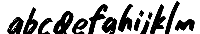 Adinda Italic Font LOWERCASE