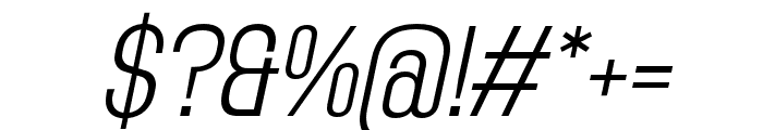 Adirek Sans ExtraLight Italic Font OTHER CHARS