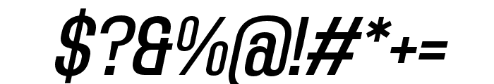 Adirek Sans Medium Italic Font OTHER CHARS