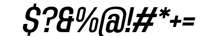 Adirek Sans SemiBold Italic Font OTHER CHARS