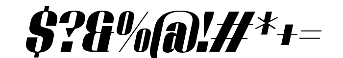 Adirek Serif Black Italic Font OTHER CHARS