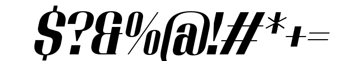Adirek Serif ExtraBold Italic Font OTHER CHARS