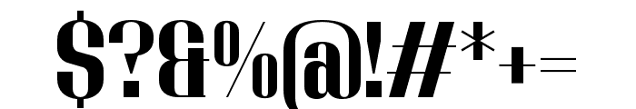 Adirek Serif ExtraBold Font OTHER CHARS