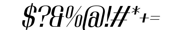 Adirek Serif Italic Font OTHER CHARS