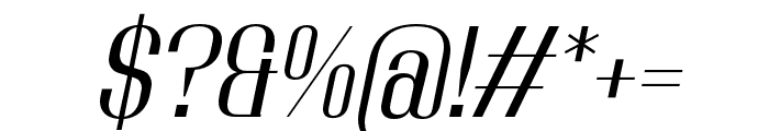 Adirek Serif Light Italic Font OTHER CHARS