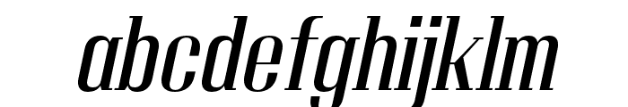 Adirek Serif Medium Italic Font LOWERCASE