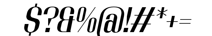 Adirek Serif SemiBold Italic Font OTHER CHARS
