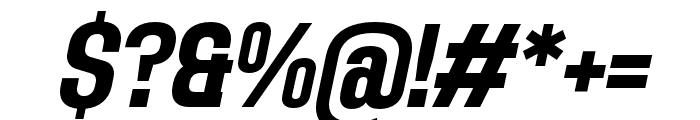 Adirek Slab ExtraBold Italic Font OTHER CHARS