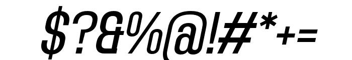 Adirek Slab Italic Font OTHER CHARS