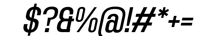 Adirek Slab Medium Italic Font OTHER CHARS