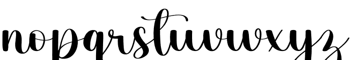 Adista Font LOWERCASE