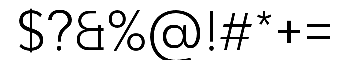 Adlinnaka Light Font OTHER CHARS