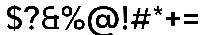 Adlinnaka Medium Font OTHER CHARS