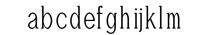 Adney-Light Font LOWERCASE
