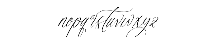 Adofellins Barlinestya Italic Font LOWERCASE