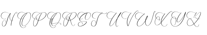 Adofellins Barlinestya Font UPPERCASE